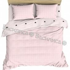 Постельное белье "Василиса" Нежные чувства Бязь (Евро)