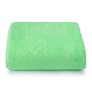 Простынь "Сleanelly" Plait (Плэйт) цвет Салатовый Махровая (150*200см.)