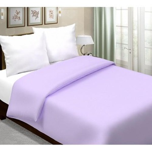 Наволочки поплиновые "Люксония" на молнии цвет сирень (50*70см.-2шт.)