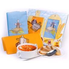 Набор вафельных полотенец "Дино-текс" Хлеб всему голова (50*60-2шт.)