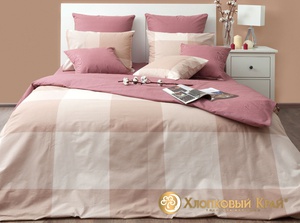 Постельное белье "Хлопковый Край" Лондон беж Бязь-люкс с наволочками 50/70 (2-спальный)