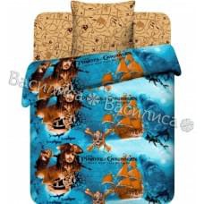Постельное белье "Василек" Детский Пираты карибского моря Бязь (1,5-спальный)