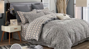 Постельное белье "Valtery" CL-293 сатин печатный (Евро)