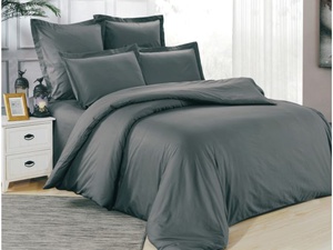 Постельное белье Valtery LS-33, Cатин однотонный, 2-спальный