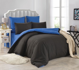 Постельное белье Valtery MO-55, Софткоттон однотонный, Семейный