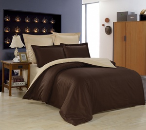 Постельное белье Valtery LS-24, Cатин однотонный, Семейный