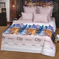 Постельное белье "АртПостель" Мегаполис New Сатин (Евро)