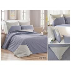 Постельное белье "Karteks" однотонный с вышивкой рисунок PК-006 Перкаль (2-спальный)