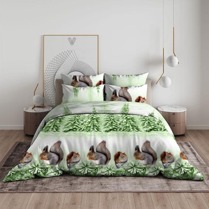 Постельное белье "Василиса" Белочки 2 Бязь (2-спальный)