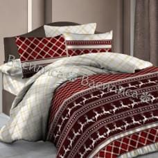 Постельное белье "Василиса" Скандинавские мотивы Шотландия Бязь (Евро)