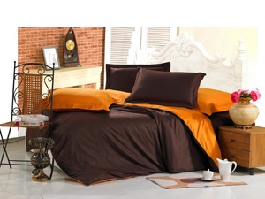 Постельное белье Valtery OD-03, Сатин однотонный, 2-спальный