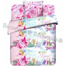 Постельное белье "Василек" Детский Замок Авроры Бязь (1,5-спальный)
