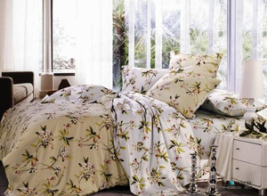 Постельное белье Valtery C-113, Сатин печатный, Семейный