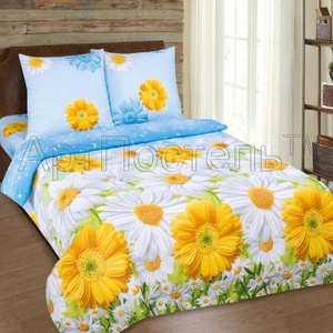Постельное белье "АртПостель" Ромашковое поле Зима-Лето Бязь (Дуэт (Семейный)
