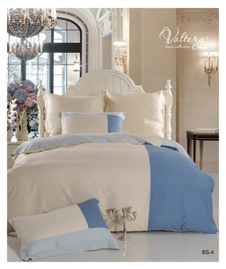 Постельное белье бамбуковое Valtery BS-04, Однотонное, Сатин, 2-спальный