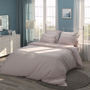 Постельное белье "НордТекс" Самойловский текстиль Кружевная пудра с наволочками 50/70 Бязь (2-спальный)