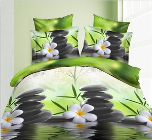 Постельное белье Valtery SF-10, Полисатин 3D, Семейный