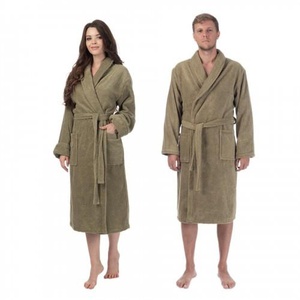 Халат мужской махровый "Cleanelly" Comodo цвет хаки (размер 48)