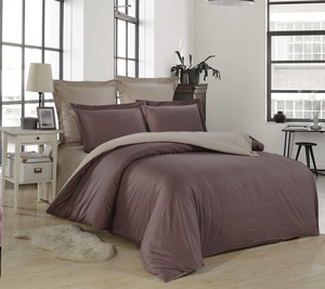 Постельное белье Valtery LS-25, Cатин однотонный, Семейный