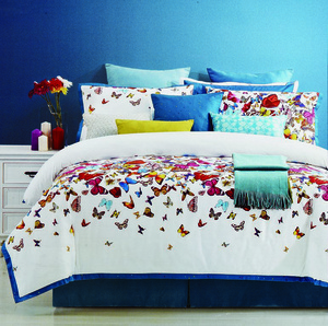 Постельное белье "Valtery" CL-163 сатин печатный (Евро)