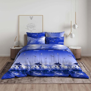Постельное белье "Василиса" Океан Бязь (Дуэт (Семейный)
