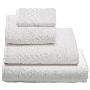 Полотенце махровое "Cleanelly" Plait Белый (100*150см.)