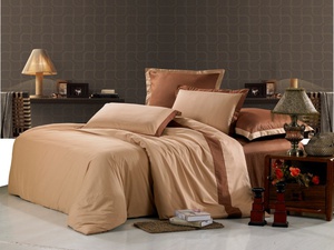 Постельное белье Valtery OD-16, Сатин однотонный, 2-спальный