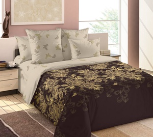 Постельное белье "Текс-Дизайн" Золотая нить Перкаль (1,5-спальный)