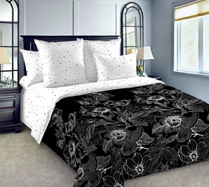 Постельное белье "Текс-Дизайн" Метафора черный Перкаль (Евро)