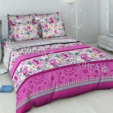 Постельное белье "Василиса" Кружевной стиль 2 Бязь (Евро)