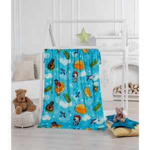 Плед флисовый "Протекс" Павлинка МиМиМишки голубой (100*150см.)