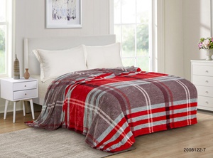 Плед велсофт Valtery Шотландская клетка, 200*220