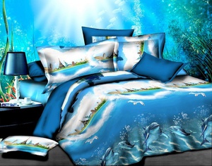 Постельное белье Valtery SF-11, Полисатин 3D, Семейный