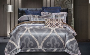 Постельное белье Valtery JC-96, Сатин-жаккард, Евростандарт