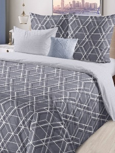 Постельное белье Valtery BR-52, Грей, Бязь, Евростандарт