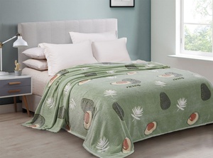 Плед велсофт Valtery Авокадо, 200*220