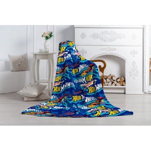 Плед флисовый "Протекс" Павлинка Тачки Hot Wheels (100*150см.)