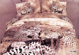 Постельное белье Famille RS-76, Королевский сатин, 2-спальный + 4 наволочки