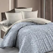 Постельное белье "Василиса" Хюгге Сканди Бязь (Евро)