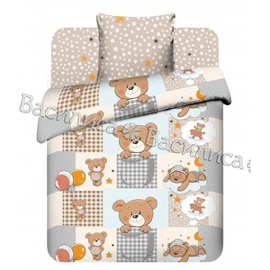 Постельное белье "Василек" Детский Мишка топтыжка Бязь (1,5-спальный)