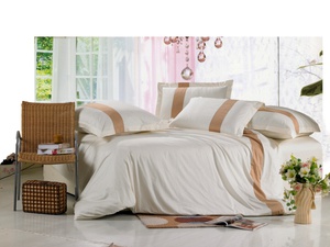 Постельное белье Valtery OD-07, Сатин однотонный, 2-спальный