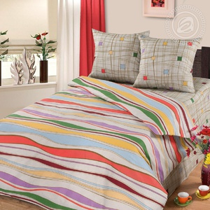 Постельное белье "АртПостель" Волна Бязь (Дуэт (Семейный)