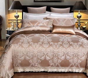 Постельное белье "Valtery" L-35 жаккард шелковый (Евро)