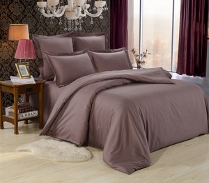 Постельное белье Valtery LS-18, Cатин однотонный, Семейный