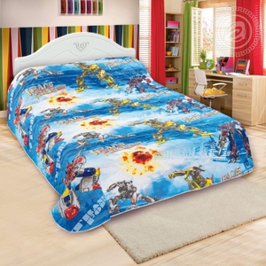 Покрывало "АртПостель" бязевое стеганное Трансформеры (110*140см.)