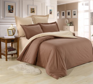 Постельное белье Valtery LS-02, Cатин однотонный, Семейный