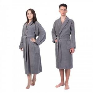 Халат мужской махровый "Cleanelly" Comodo цвет серый (размер 50)
