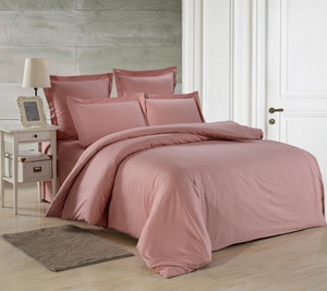 Постельное белье Valtery LS-09, Cатин однотонный, Семейный