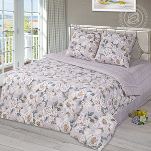 Постельное белье "АртПостель" Флоретта Зима-Лето Бязь (Евро)