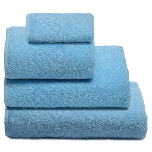 Полотенце махровое "Cleanelly" Plait Голубой (70*130см.)